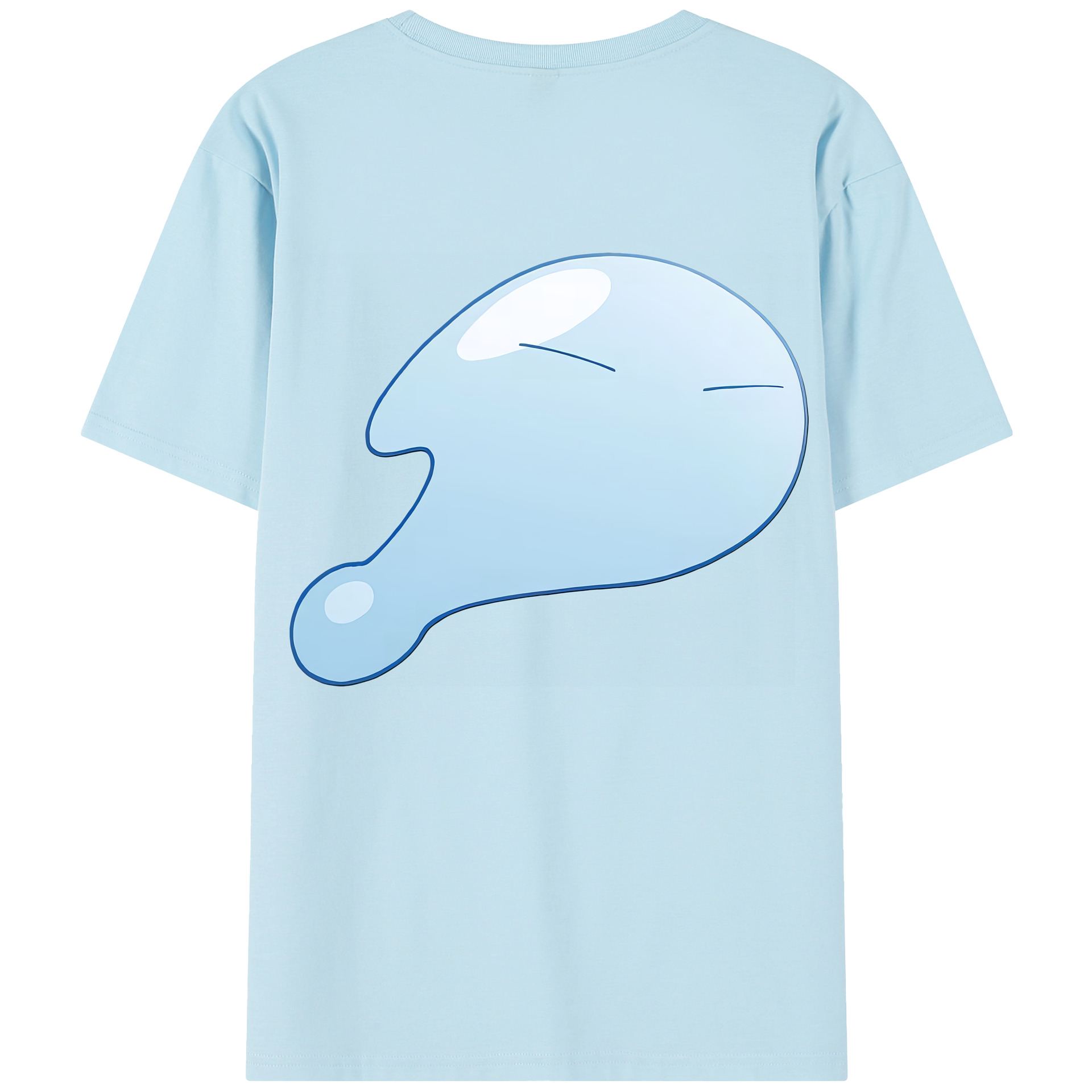 （画像用） 転スラ Regarding Reincarnated to Slime 綿100％半袖Tシャツ（背面プリント）